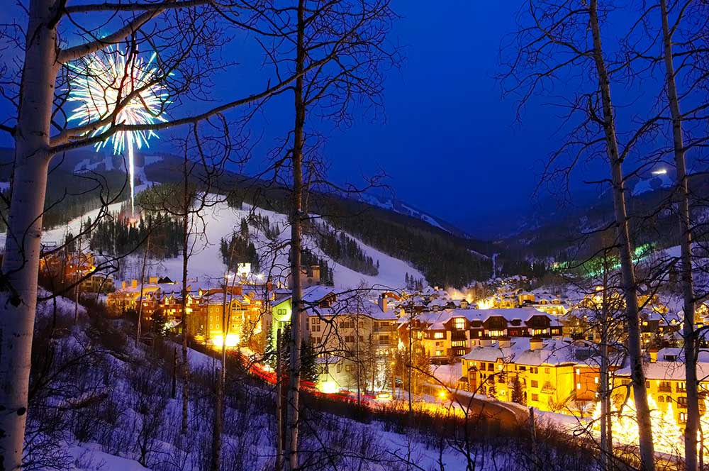 Fireworks in Beaver Creek, Colorado