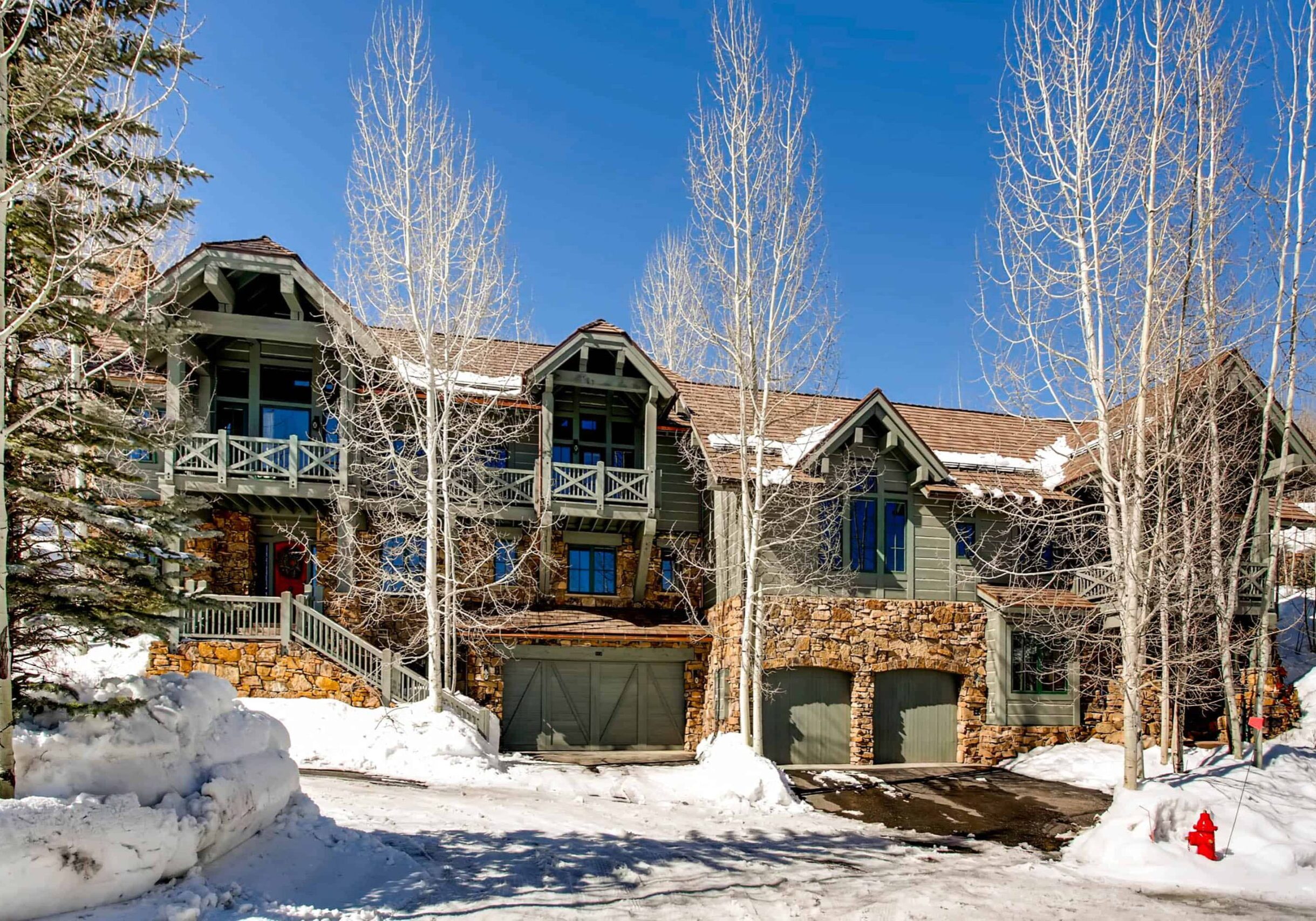 Buckhorn Townhomes in Bachelor Gulch, CO